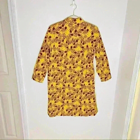 Saloni Tilly Shirt Dress in Red Clover Size 2 - Picture 3 of 7